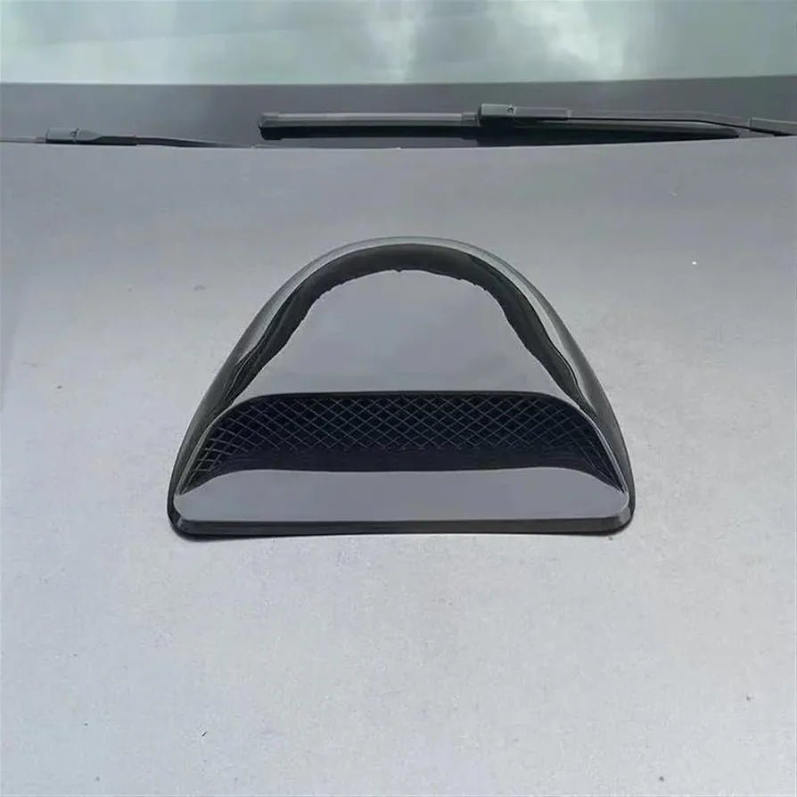 PS-5033 Glossy Black 38×35 CM Car Air Flow Intake Hood Scoop Vent Bonnet Decorative Cover