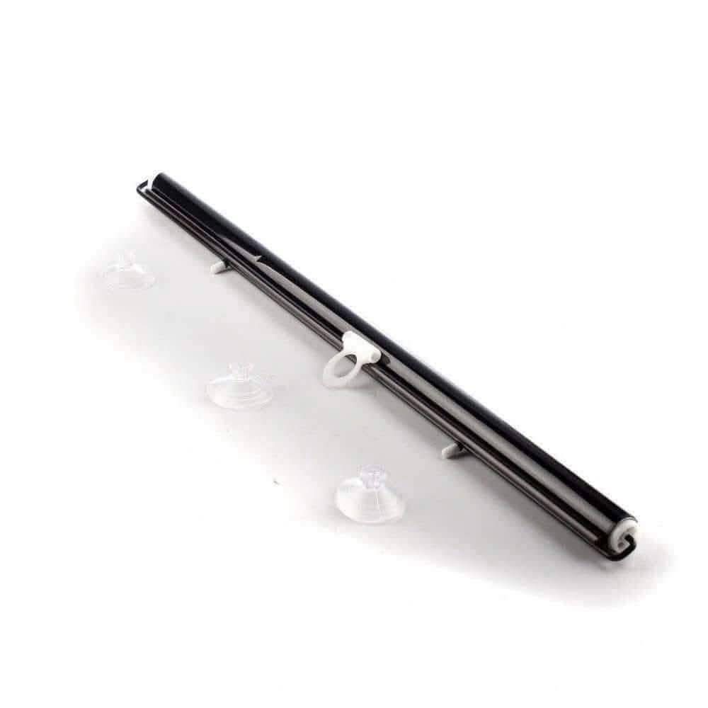 car Front Roller Sunshade 50×125 cm (Black)