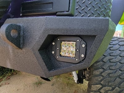 Velocity 6 Flood Light Flush Mount Off Road LED Light