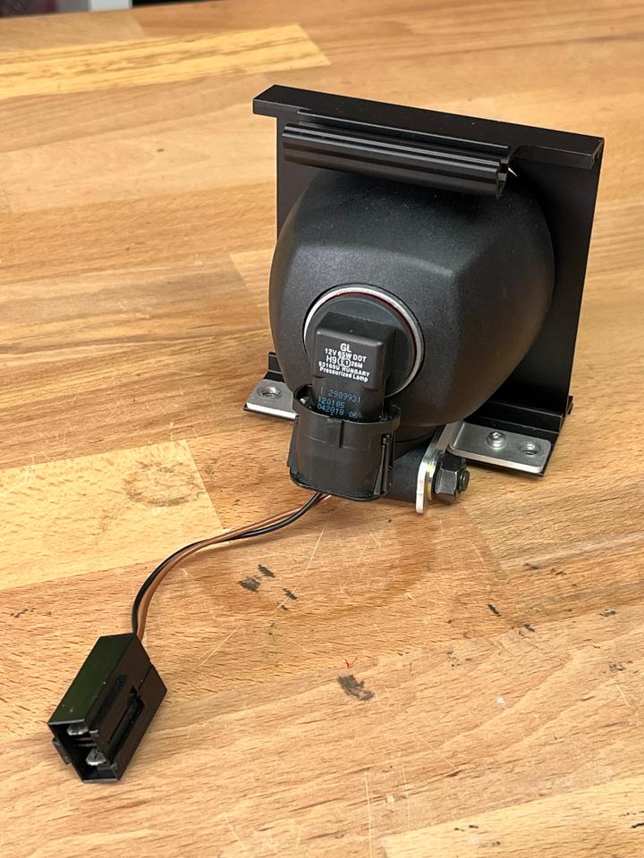 2 pcs Heavy Duty 12V H9 Yellow Auxiliary Work Light – Universal Mount Driving Lamp