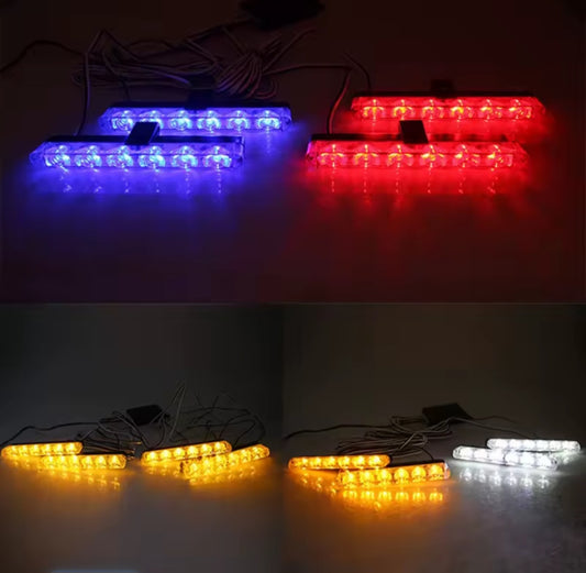 4x6 Led Strobe Warning Police Light Automobiles 12V Car Truck Flashing Firemen Ambulance Emergency Flasher Fso Car Accessories