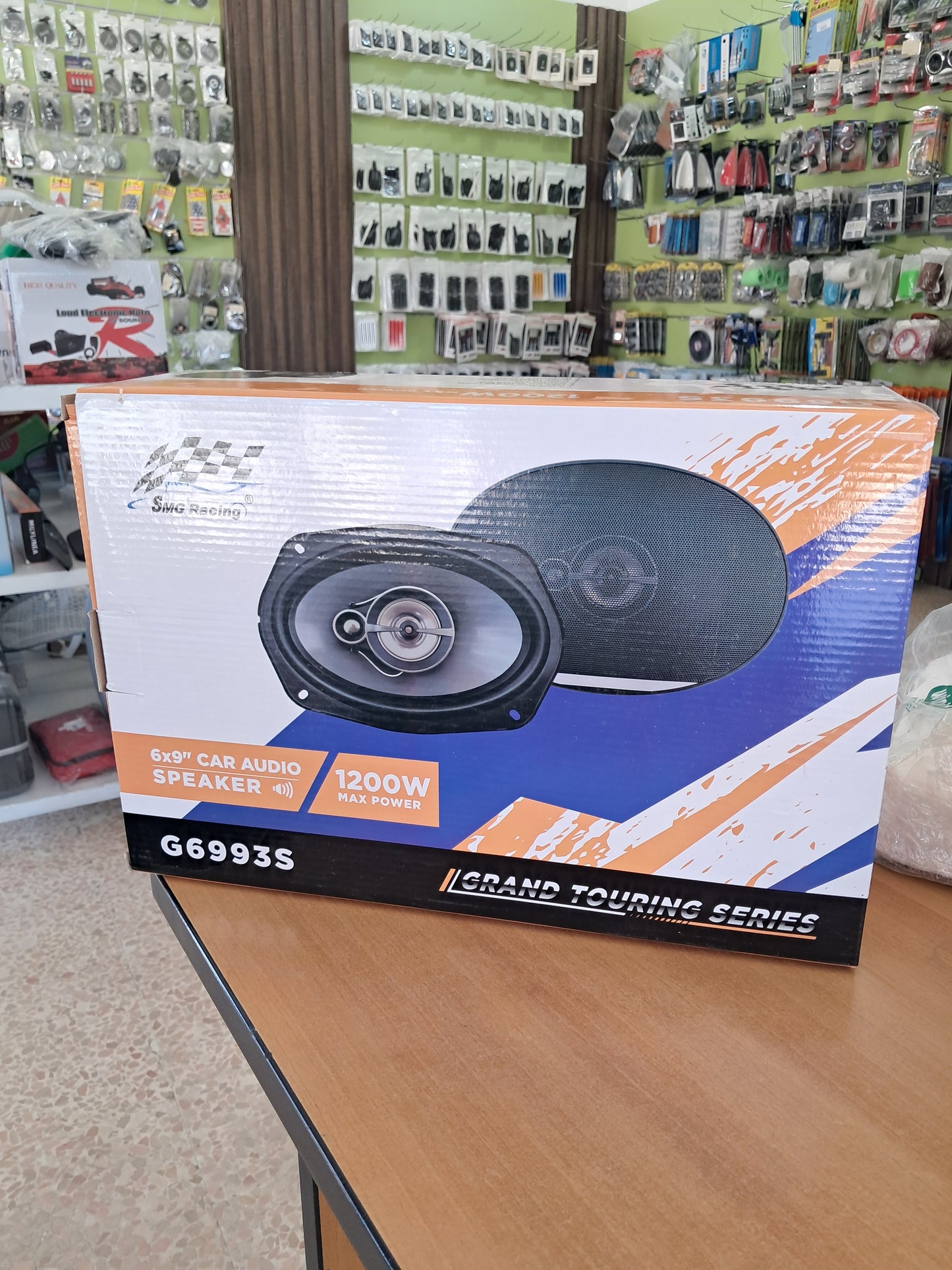 2 PCS 6×9 inch speakers 1200 W