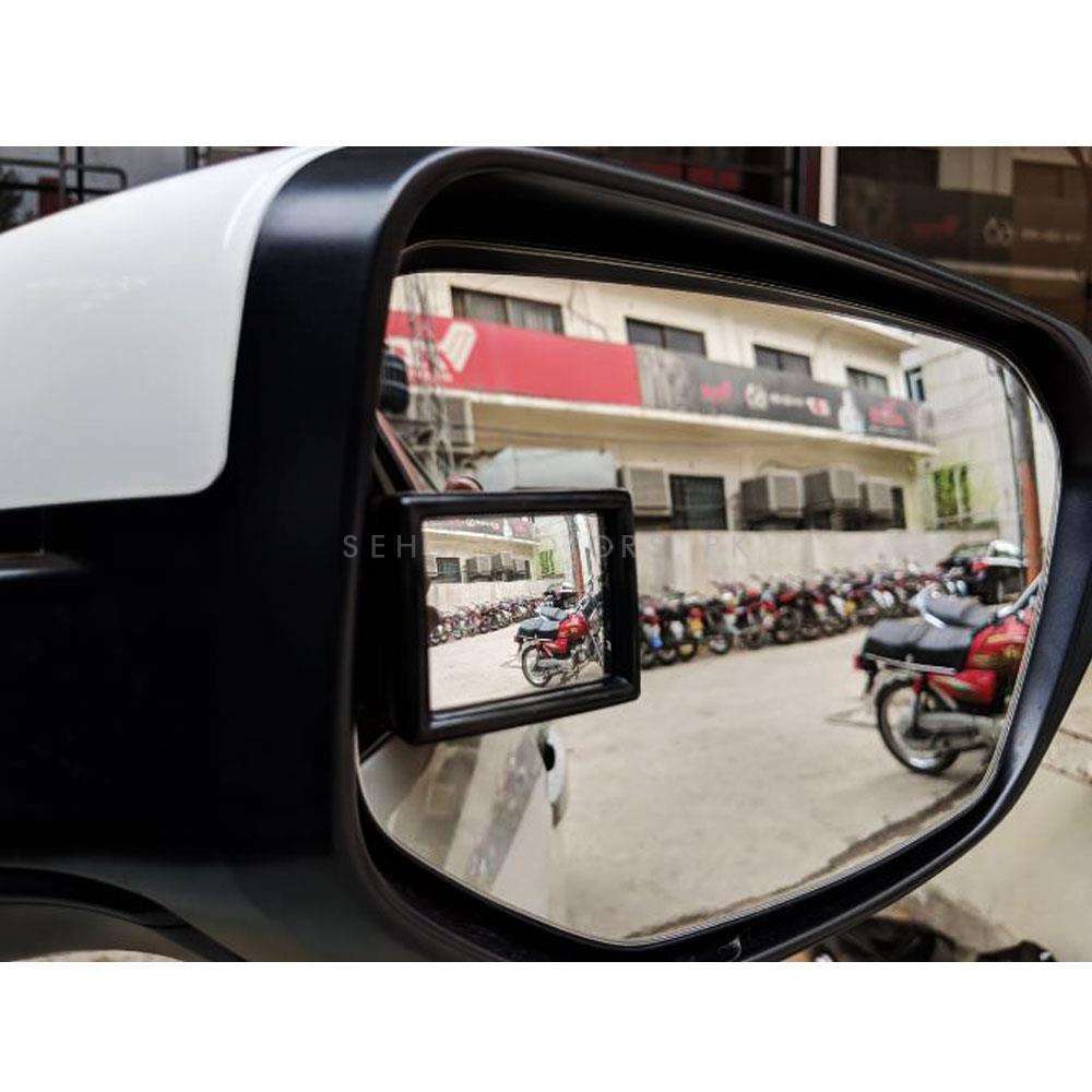 2 Pcs Universal Wide Angle Car Blind Spot Convex Side Mirror Square