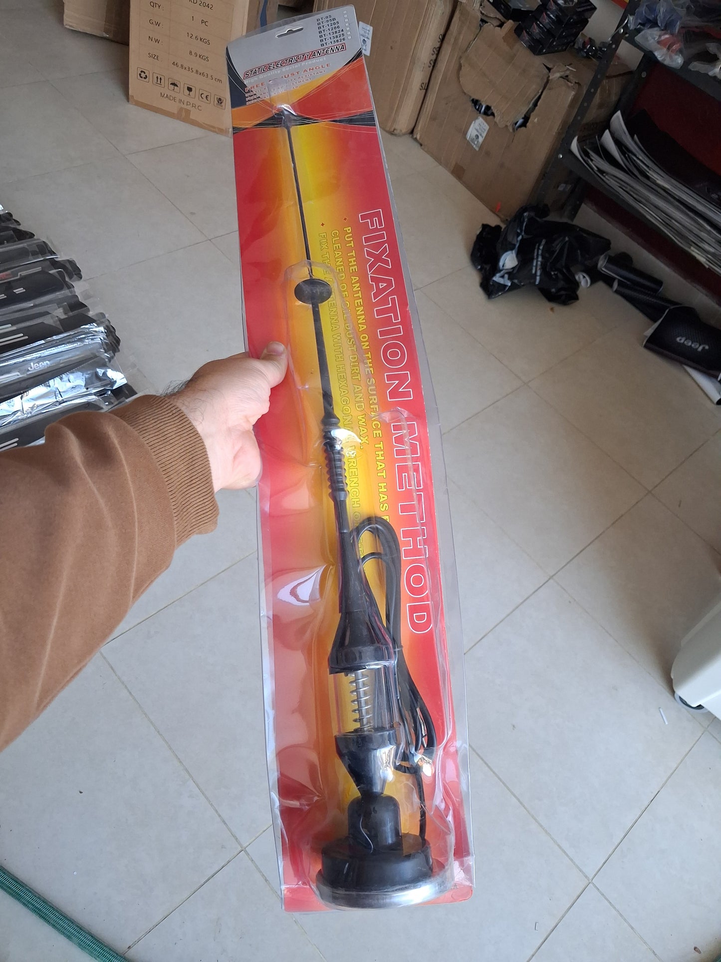 Radio Antenna Full Kit with Heavy Duty Magnet Mount Mobile/Car Radio Antenna