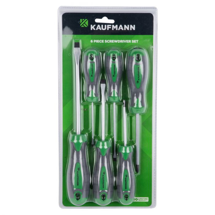 Screwdriver Set 6 Piece Soft Grip