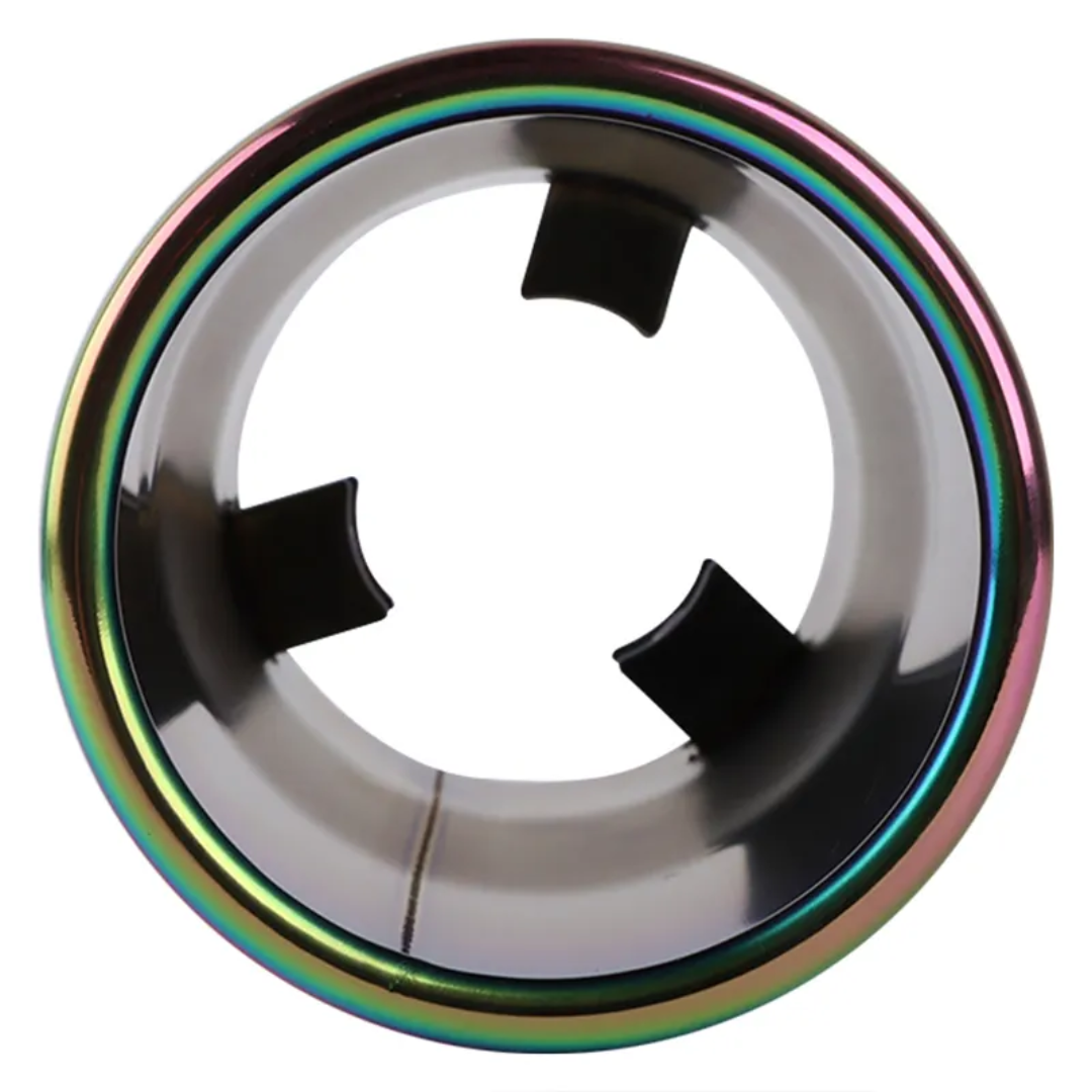 Blue Exhaust Pipe Tip Rear Tail Throat Muffler Stainless Steel Round Accessories