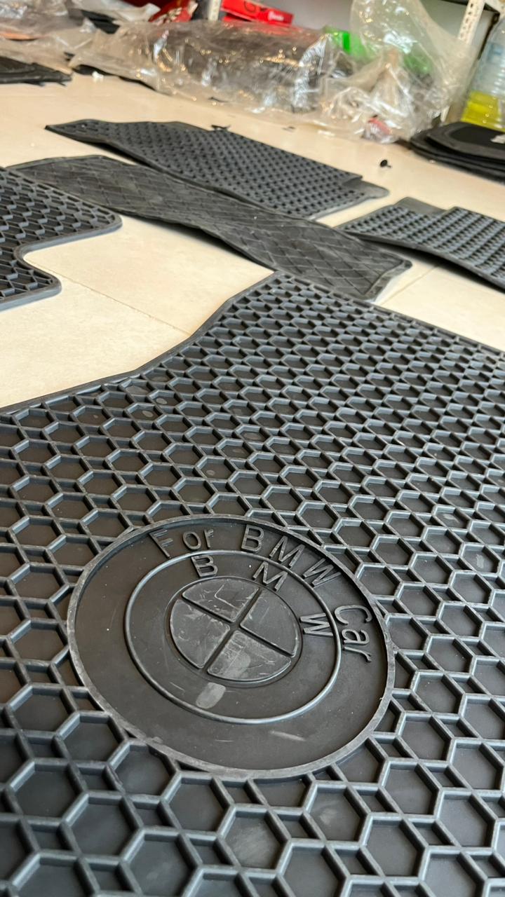 BMW HexaGrip Rubber Floor Mats – All-Season Protection 5PCS