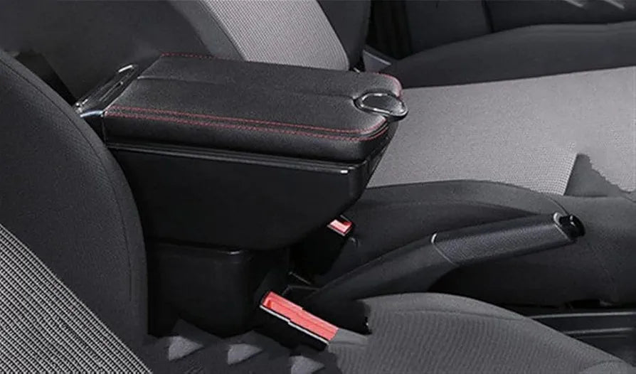 Luxury Leather Car Hand Rest Storage Hand Rest Car USB Ports Suitable for All Cars