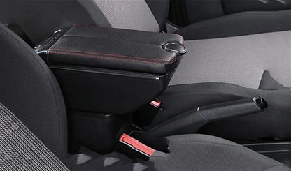 Luxury Leather Car Hand Rest Storage Hand Rest Car USB Ports Suitable for All Cars