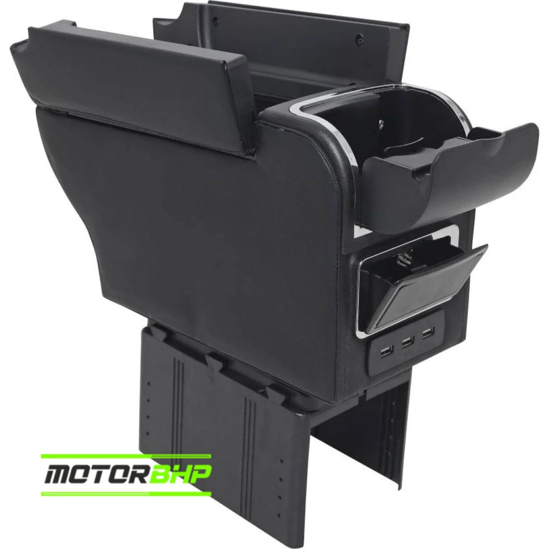 Luxury Leather Car Hand Rest Storage Hand Rest Car USB Ports Suitable for All Cars