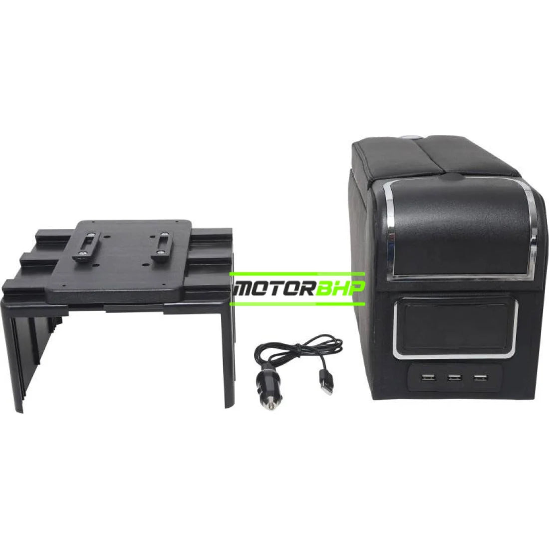 Luxury Leather Car Hand Rest Storage Hand Rest Car USB Ports Suitable for All Cars