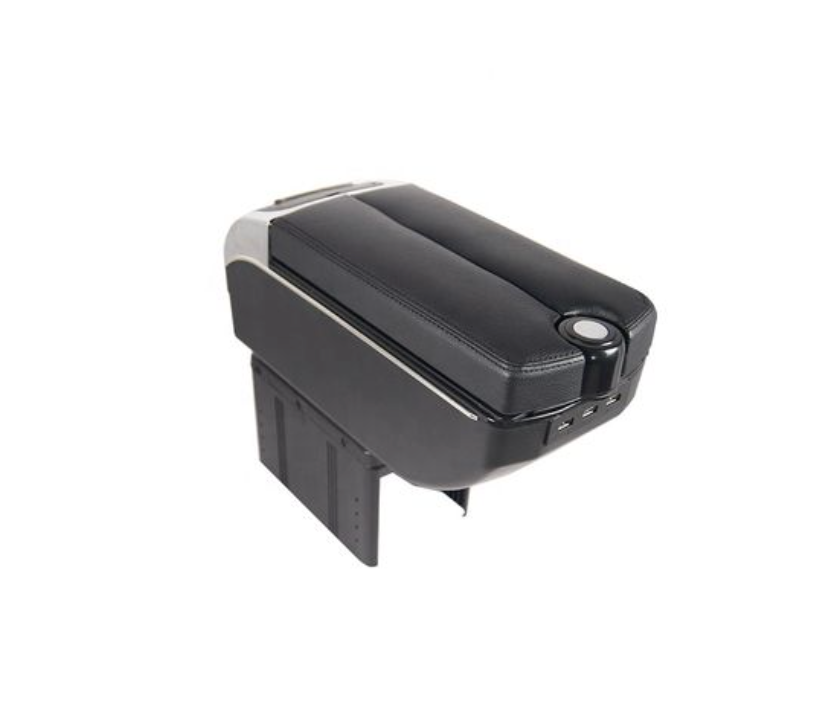 Luxury Leather Car Hand Rest Storage Hand Rest Car USB Ports Suitable for All Cars