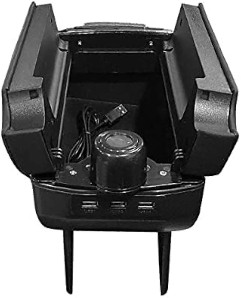 Luxury Leather Car Hand Rest Storage Hand Rest Car USB Ports Suitable for All Cars