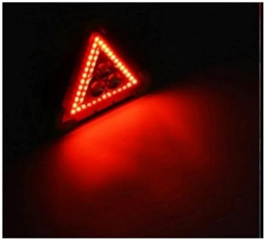 Solar LED Car Warning Light, 2000mAh Solar Powered Car Warning Triangles with 4 Lighting Modes, Waterproof USB Rechargeable Emergency Roadside Lights for Traffic Warnings Roadblocks Field Rescue