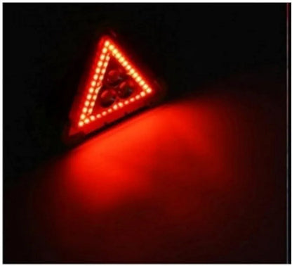 Solar LED Car Warning Light, 2000mAh Solar Powered Car Warning Triangles with 4 Lighting Modes, Waterproof USB Rechargeable Emergency Roadside Lights for Traffic Warnings Roadblocks Field Rescue