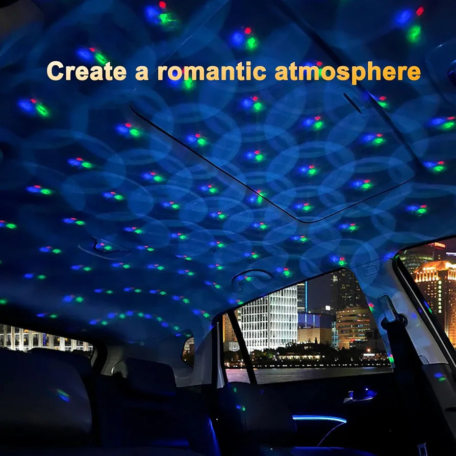Car Magic Ball Starrying Light KTV Ambient Light Indoor Home DJ Projection Light Car Outdoor LED Atmosphere Light
