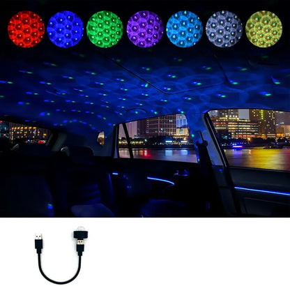 Car Magic Ball Starrying Light KTV Ambient Light Indoor Home DJ Projection Light Car Outdoor LED Atmosphere Light
