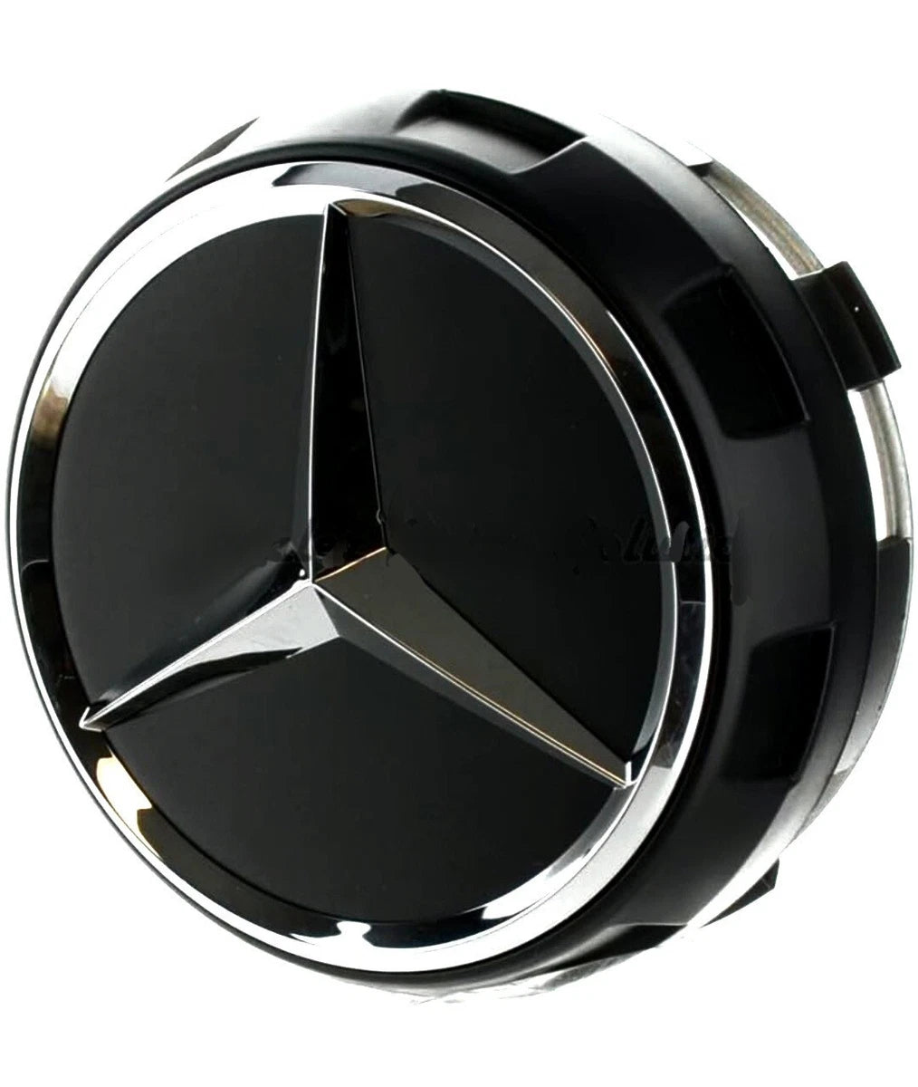 4PC 75mm Wheel Center Hub Caps Cover Raised For Mercedes-Benz