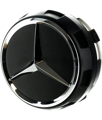 4PC 75mm Wheel Center Hub Caps Cover Raised For Mercedes-Benz
