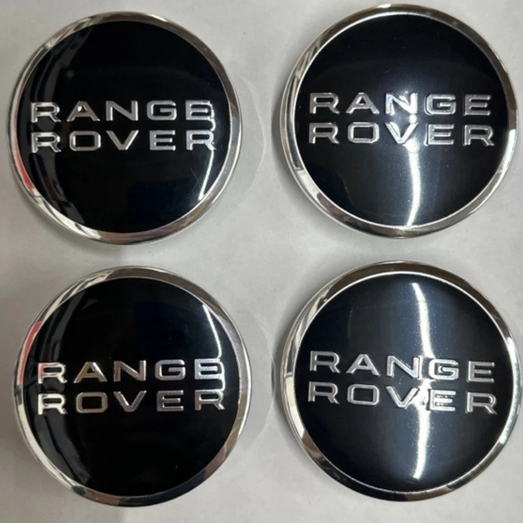 Set of 4 Range Rover Black Wheel Center Cap