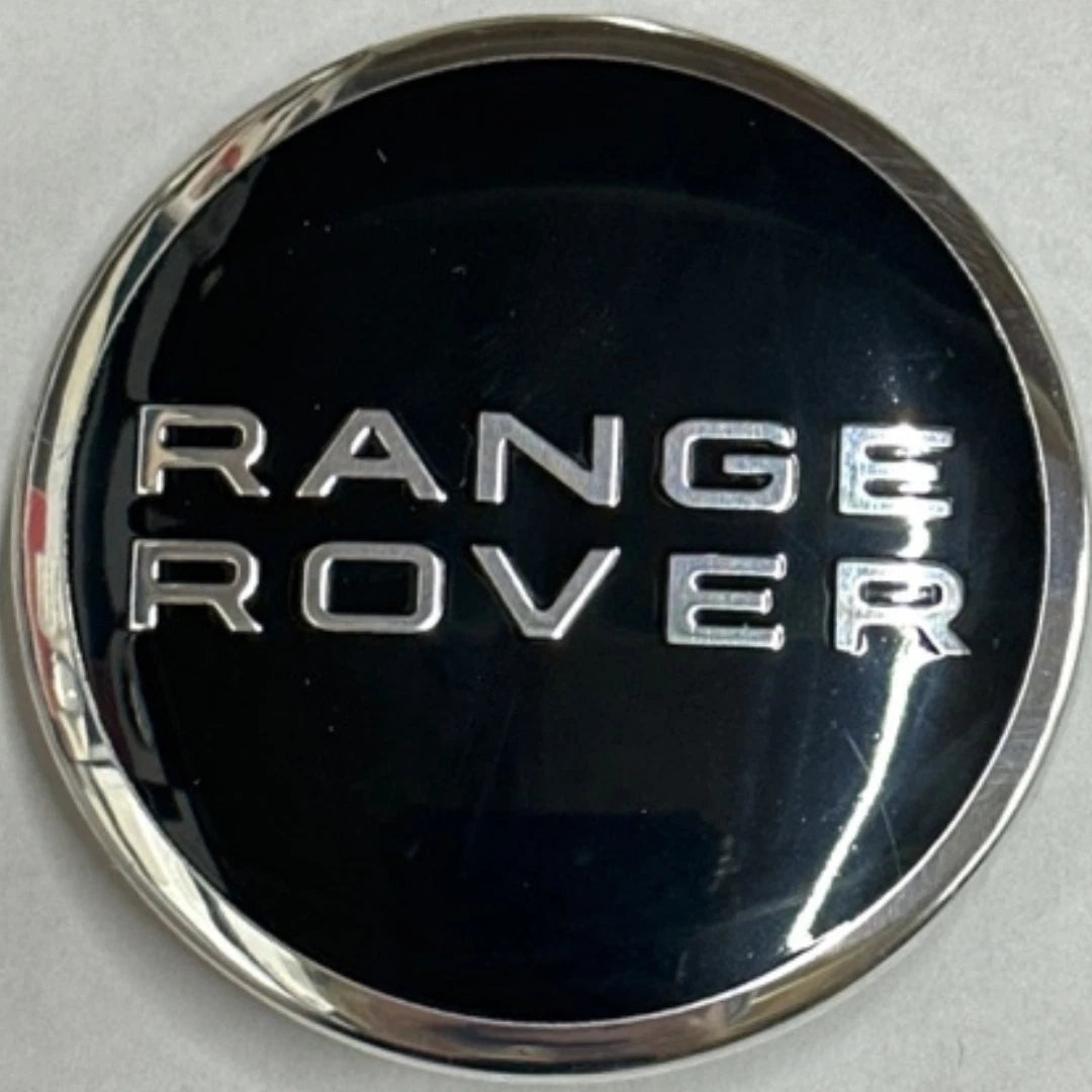 Set of 4 Range Rover Black Wheel Center Cap
