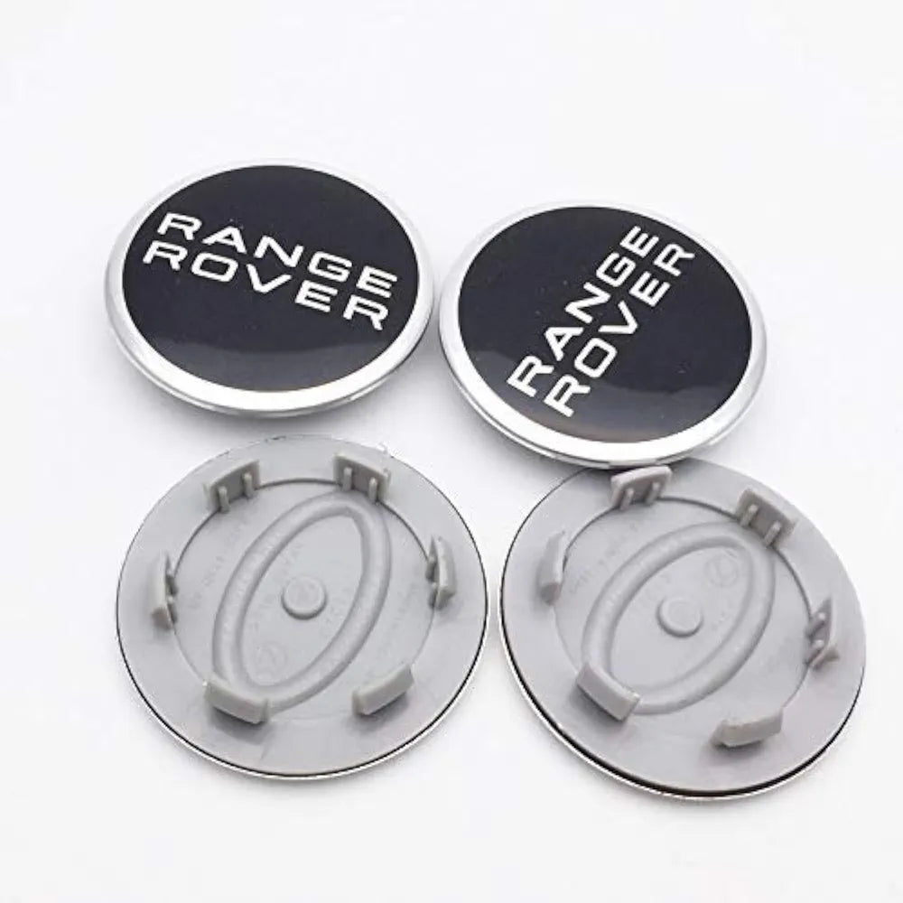 Set of 4 Range Rover Black Wheel Center Cap