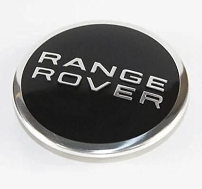 Set of 4 Range Rover Black Wheel Center Cap