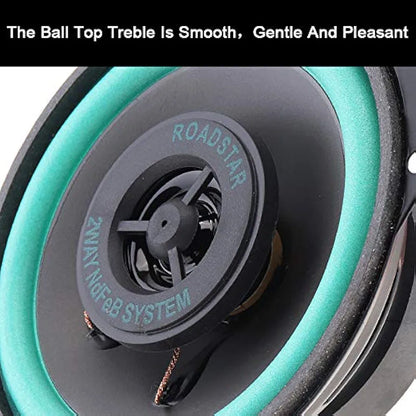 2pcs 4 Inch 100W Universal Car HiFi Coaxial Speaker Vehicle Door Auto Audio Music Stereo Full Range Frequency Loudspeaker