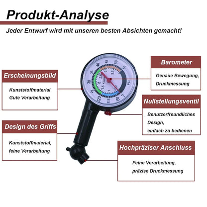 Tire Pressure Gauge, Air Pressure Tester, Digital Tyre Inflator, Air Pressure Gauge, High Accuracy, Tire Pressure Gauge