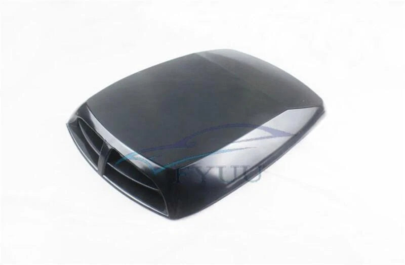 Universal Black ABS Car Decorative Air Flow Intake Hood Scoop Vent Bonnet Cover