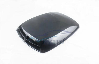 Universal Black ABS Car Decorative Air Flow Intake Hood Scoop Vent Bonnet Cover