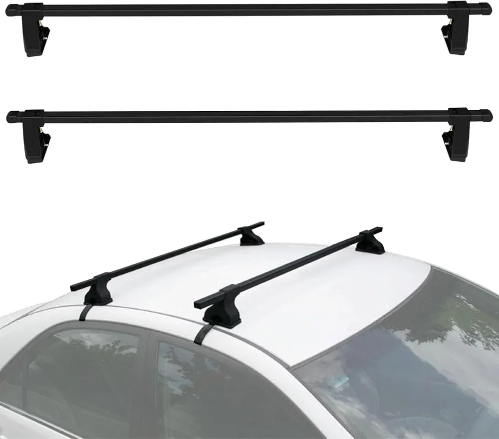 Universal Top Roof Rack Cross Bar Luggage For 4 Door Car SUV Truck Jeep