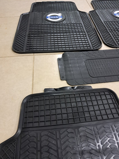 Volvo Heavy Duty Rubber Floor Mats – Universal 5PCS Set