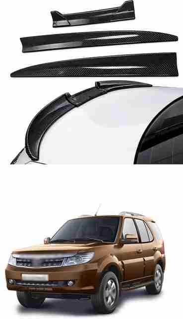 For All Cars Adjustable Rubber Rear Trunk Spoiler Lip Roof Tail Wing Black For Car Sedan Universal