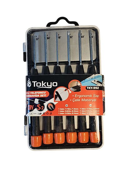 6 Telephone Screwdriver Set TKY-992 Screwdriver Set, Precision Screwdrivers 6 In 1 Multi Screwdriver For Mobile Phone Repair Tool Kit