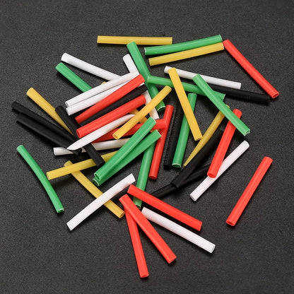 Pack of 140 Heat Shrink Tubing Set, Heat Shrink Tube Tubing Kit, 2:1 Cable Shrink Tube Set, Waterproof Shrink Connector, Heat Shrink Tube Tubing Kit, 7 Sizes, 5 Colours