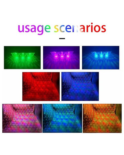 RGB Controlled Interior Car Lights LED Car Atmosphere Light Atmosphere Light Led Foot Light