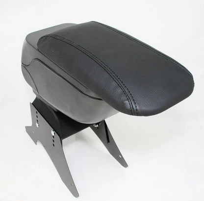 Car Armrest Console Holder Space Saving Adjustable Faux Leather Stand