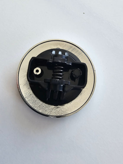 Logo hood Mercedes Benz Bonnet Badge Emblem Black Silver 57mm emblem CLASS C E CLK S