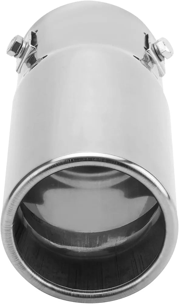 A15 Universal Fit 1.5-2 - 2.25-2.5 Inch Exhaust Tail Pipe Diameter Exhaust Tip Exhaust tip Steel Car Muffler Tips (A15-2)