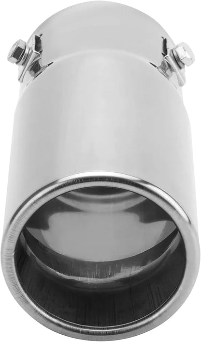 A15 Universal Fit 1.5-2 - 2.25-2.5 Inch Exhaust Tail Pipe Diameter Exhaust Tip Exhaust tip Steel Car Muffler Tips (A15-2)
