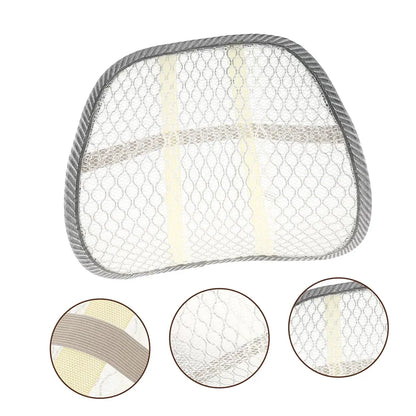 2pcs Car Seat Lumbar Support Pillow Breathable Mesh Back Cushion for Summer Comfort Ergonomic Design for Office and Vehicle Use Lumbar Support for Drivers and Long Journeys