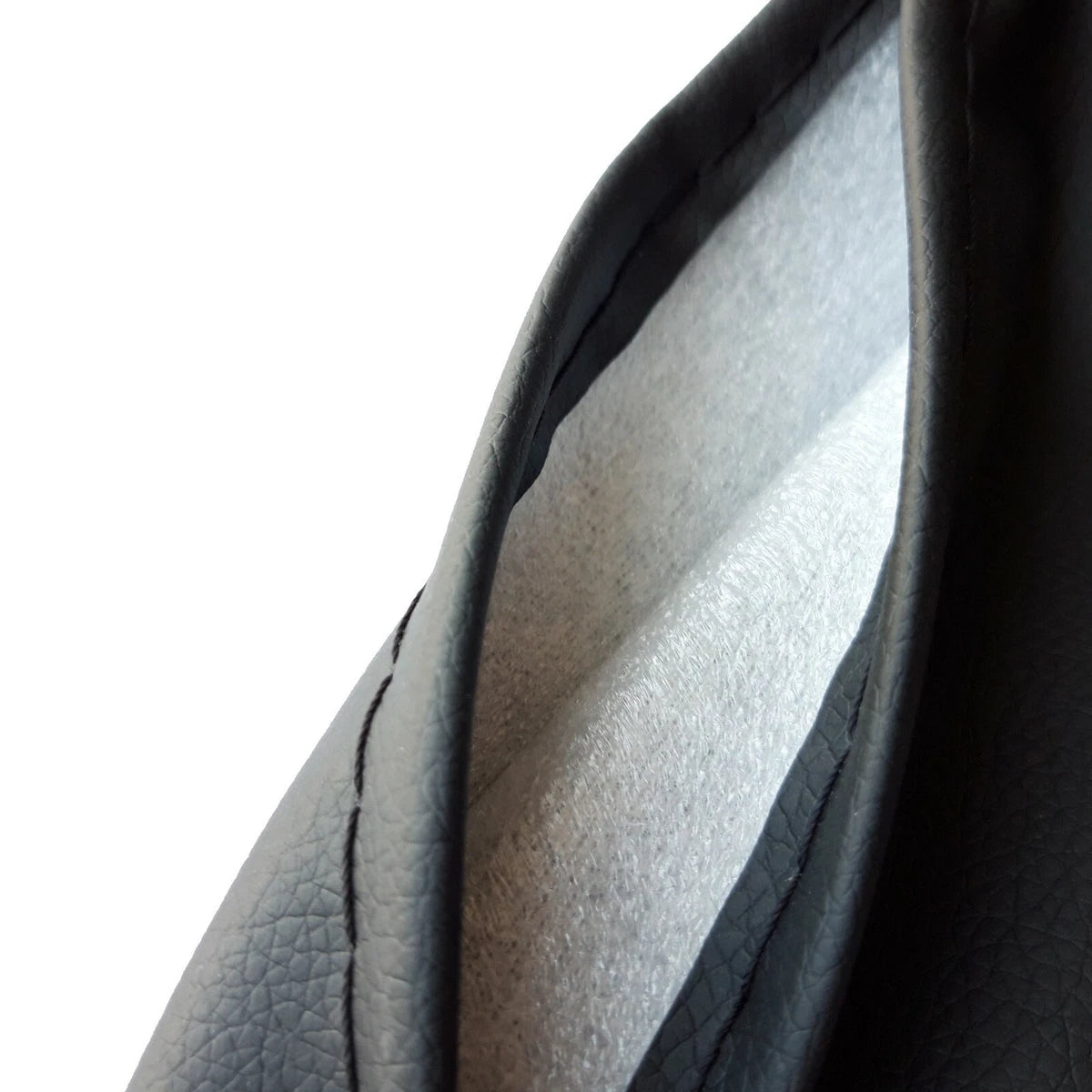 Car Faux Leather Steering Wheel Cover With Needle+Thread Handmake