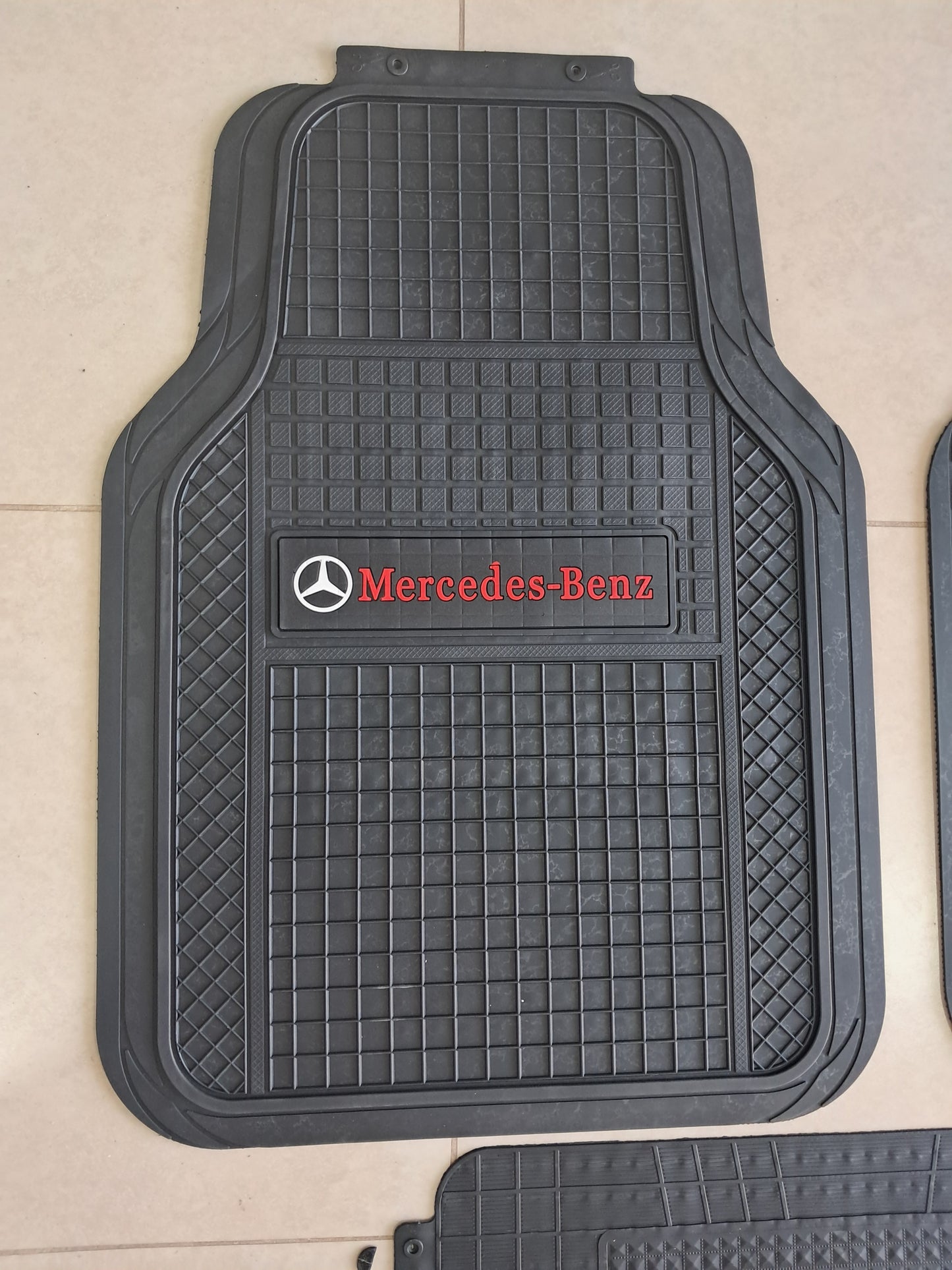 Mercedes SportLine Rubber Floor Mats – Anti-Slip All-Season 5 Piece Set