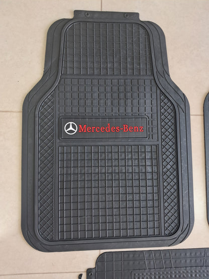 Mercedes SportLine Rubber Floor Mats – Anti-Slip All-Season 5 Piece Set