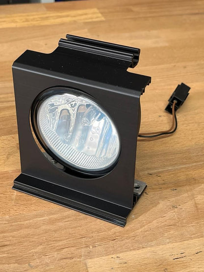 2 pcs Heavy Duty 12V H9 Yellow Auxiliary Work Light – Universal Mount Driving Lamp