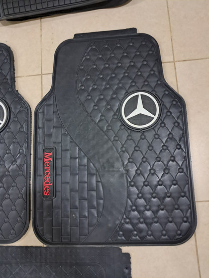 Mercedes 3D Luxury Rubber Floor Mats – Universal 5PCS Set
