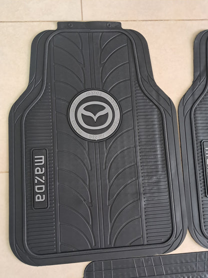 Mazda Premium Line Rubber Mats – Waterproof Anti-Slip 5 Piece Set