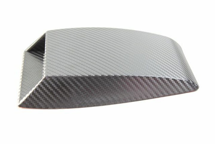 Car Deco Fake Air Vent Bonnet Hood, Universal Fit, Black, Carbon Fiber