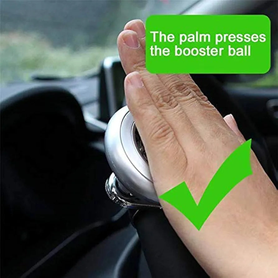 Car Handle Spinner Steering Wheel Knob Universal Metal Steering Wheel Assistive Ball Premium Quality Power Handles